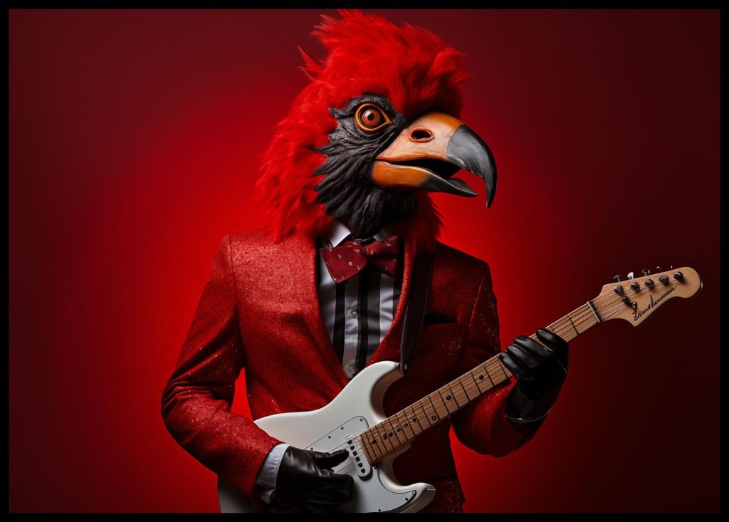 Poster 84x59,5cm Tierischer Rock'n'Roll