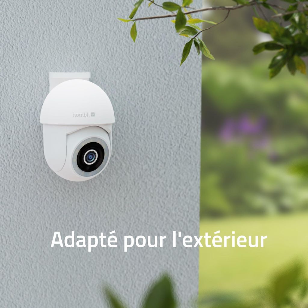Hombli smarte outdoor Kamera, Compact Cam 4K, weiß Produktbild 