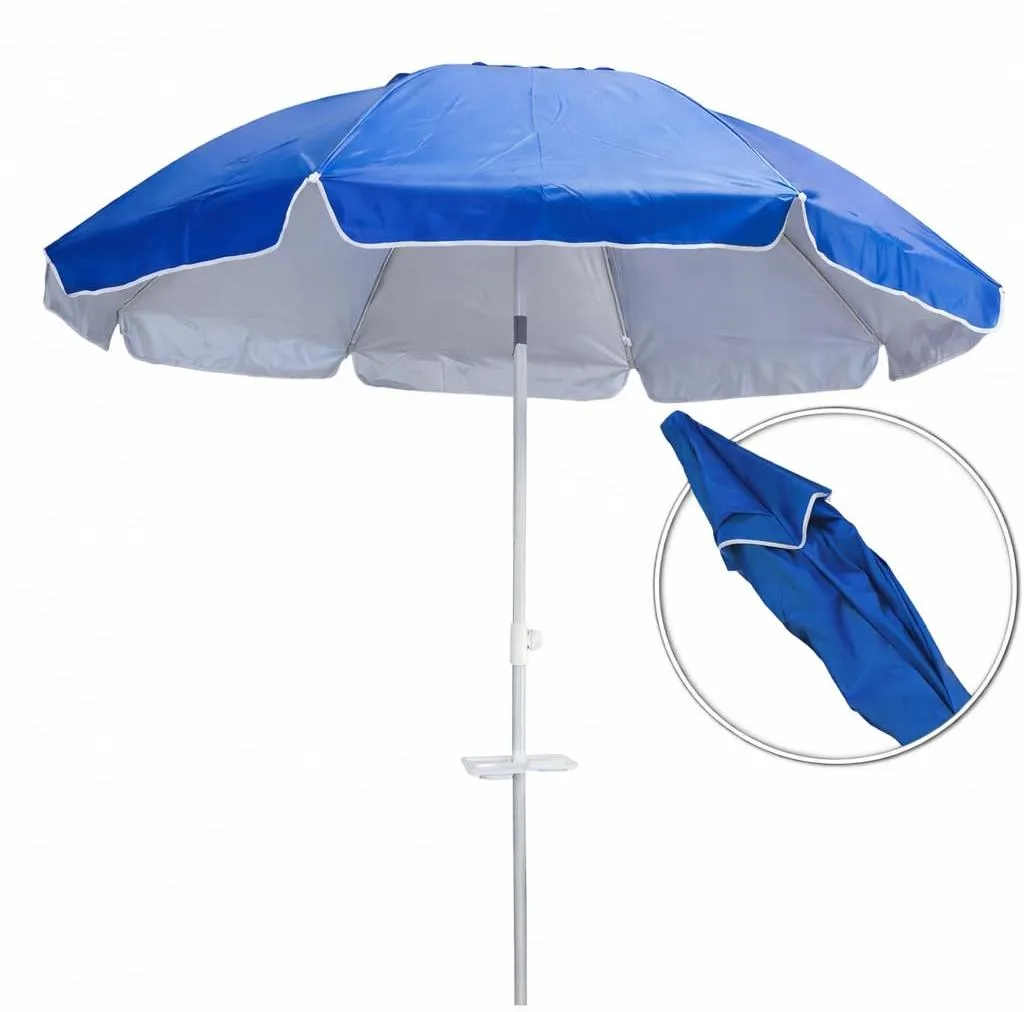 Grand Parasol de Jardin Maiori Ø 240 cm Idéal pour Famille et Plage