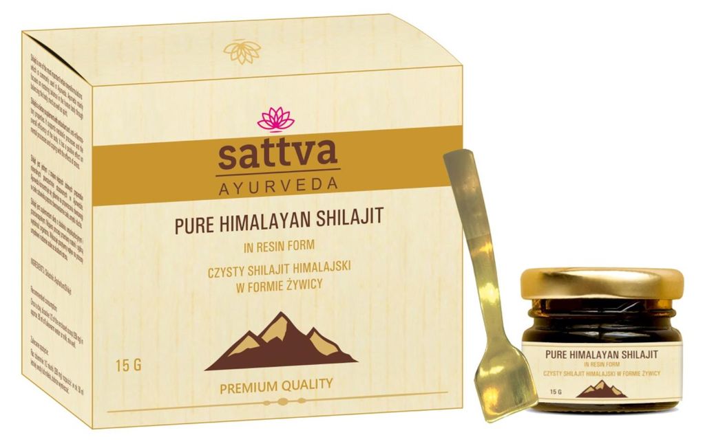 SHILAJIT HIMALAJSKI W FORMIE ŻYWICY 15 g - SATTVA (FOODS)