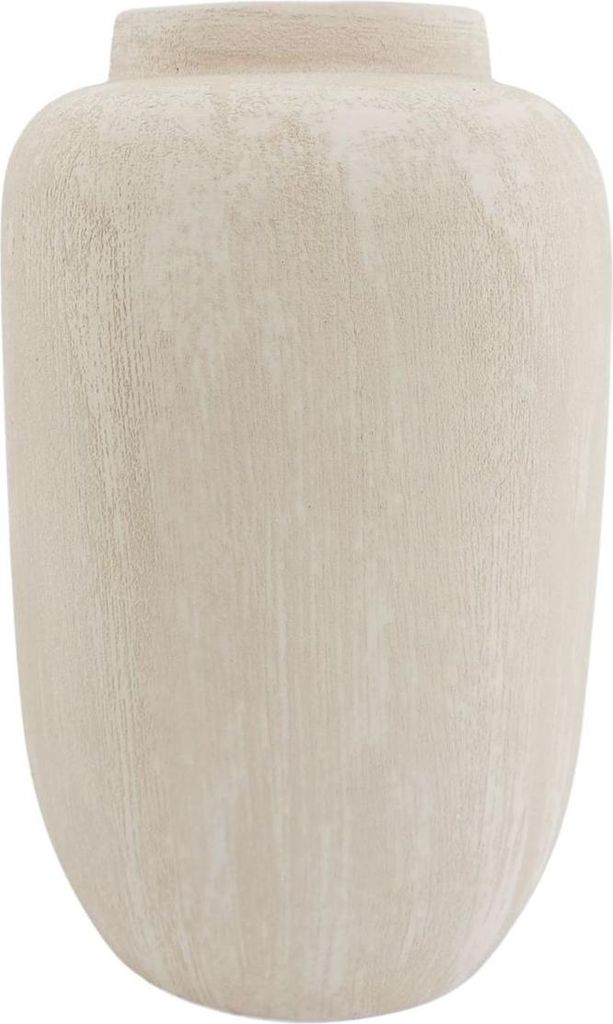 Bodenvase AVION 30cm - bauchig, creme beige Keramik, Ø 20cm Produktbild 