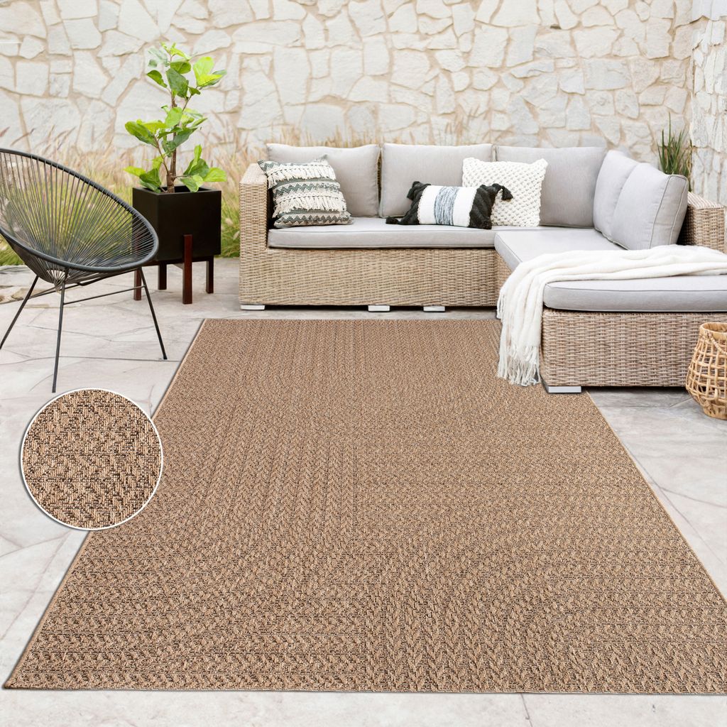 In- & Outdoor Teppich, Terrasse u. Balkon, Wetterfest Produktbild 
