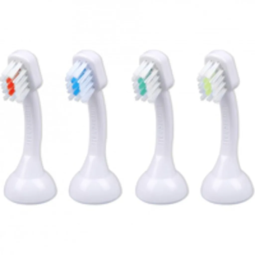 Brossettes Emmi-Dent 65001 Ultrasons - Lot de 4 Couleurs pour la Famille