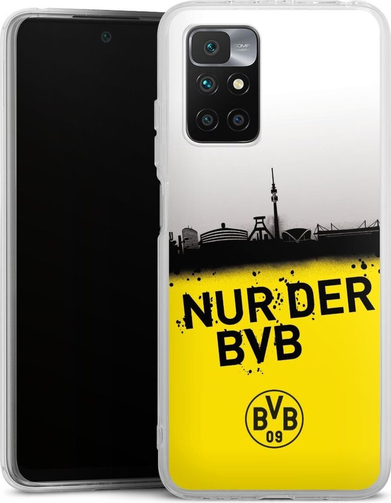 DeinDesign Handyhülle für Xiaomi Redmi 10 Silikon Hülle Case Smartphone Schutzhülle BVB Borussia Dortmund Statement