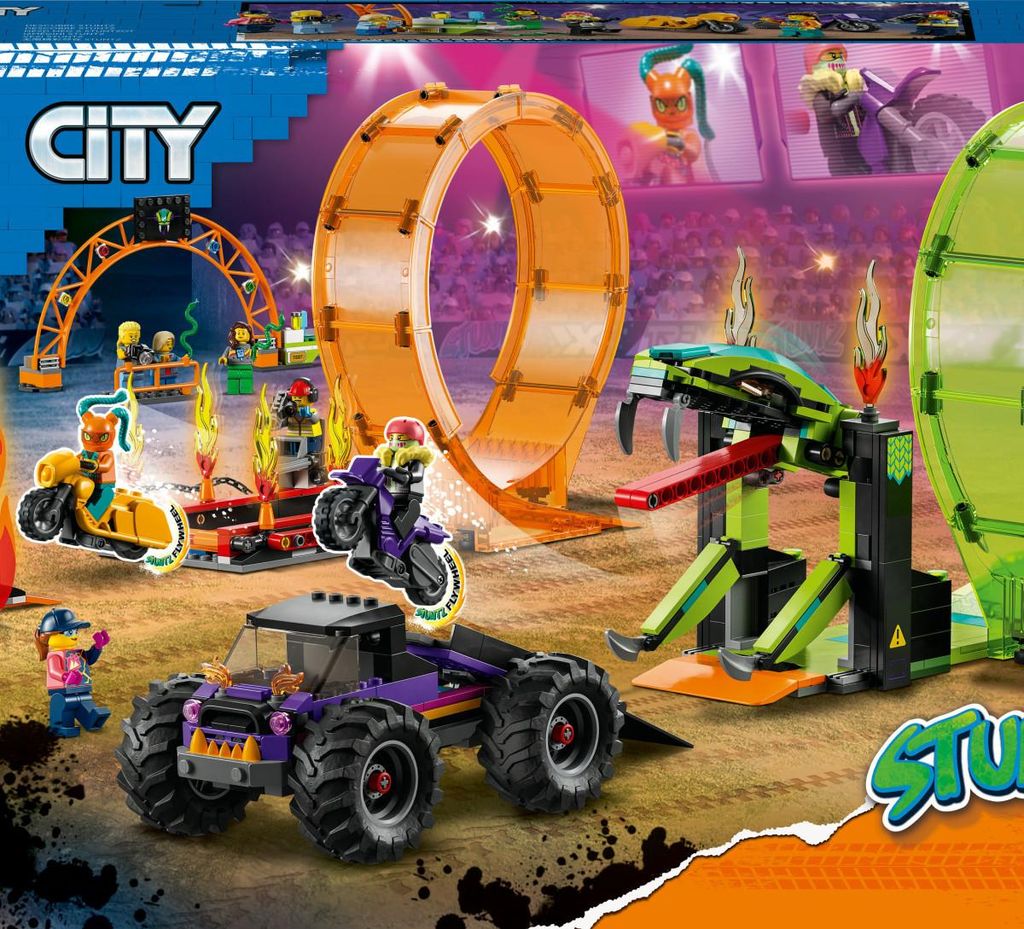 LEGO City Arena delle Acrobazie 60339 Set da Costruzione Immagine del prodotto 