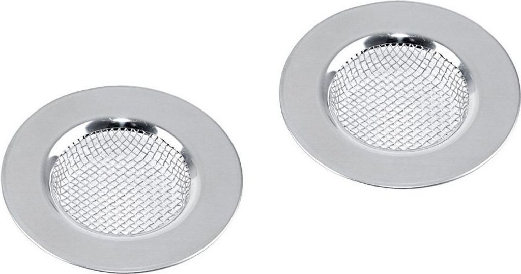 2x Küchensieb Abflusssieb Abflusssieb Set Siebe 6,5cm
