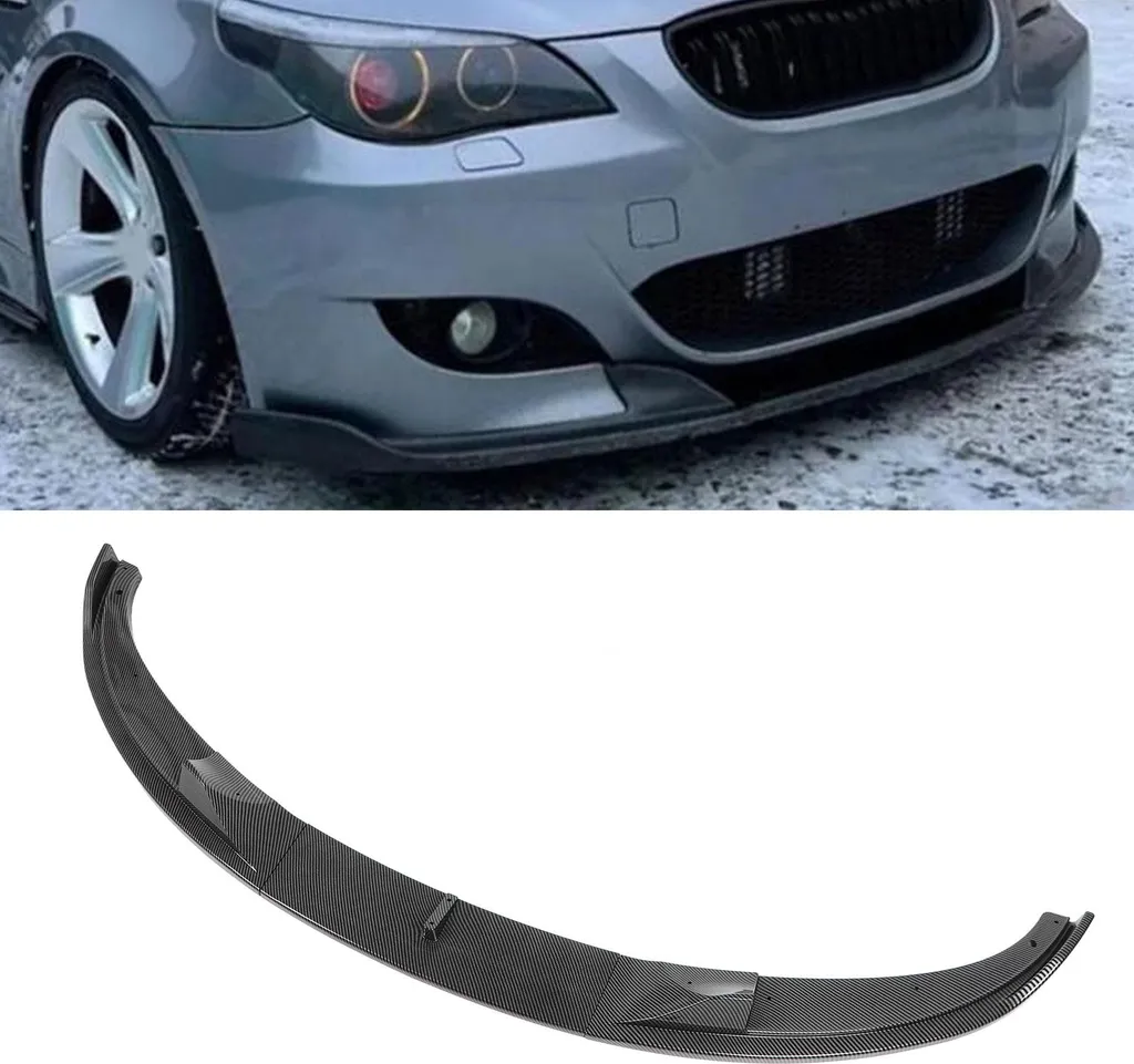 Kit Extension Pare-chocs Avant pour BMW E60 E61 M5 Style Carbone Look Sportif