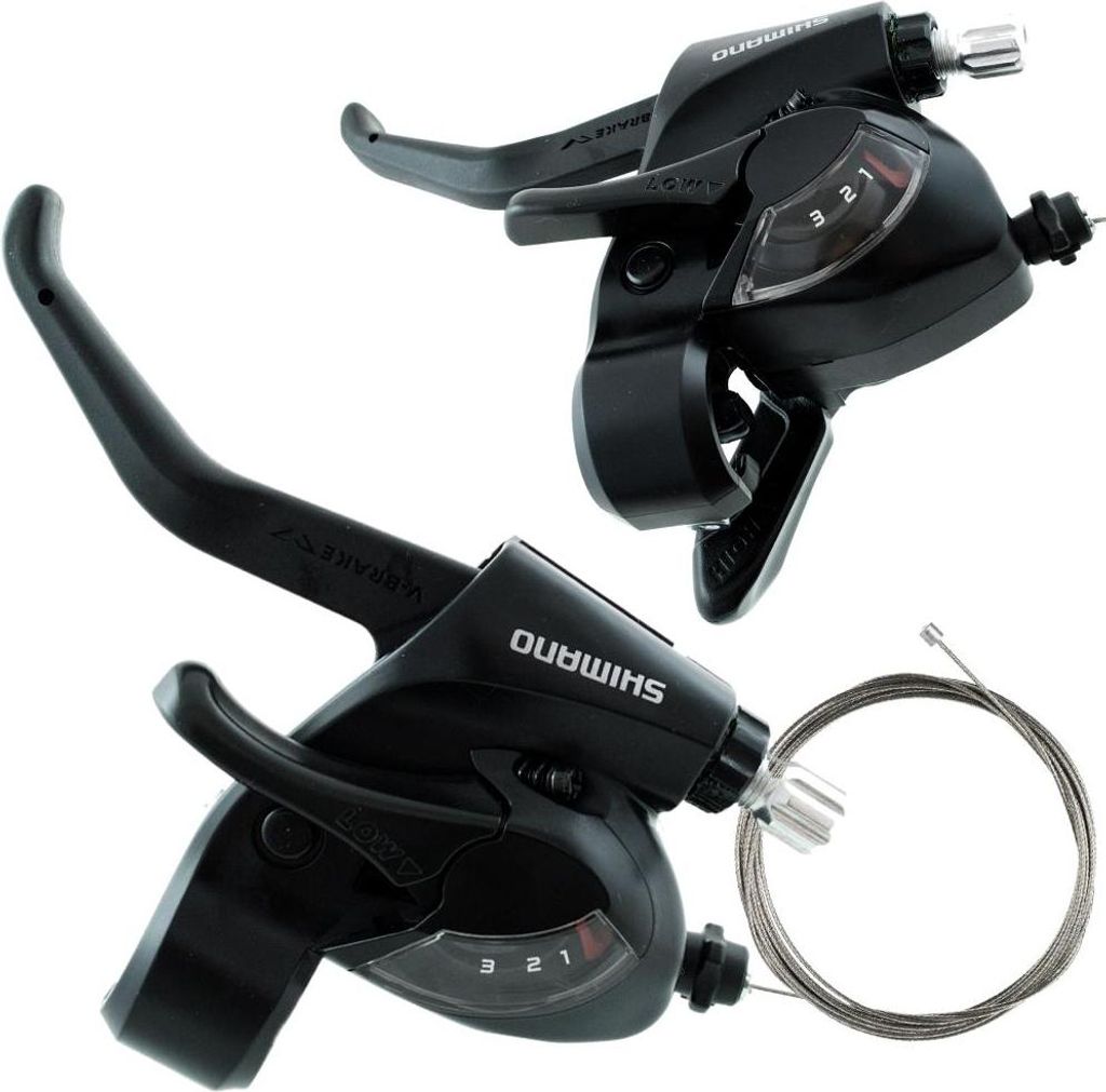 Guidon avant gauche Noir Shimano ST-EF41 3 vitesses Image du produit 