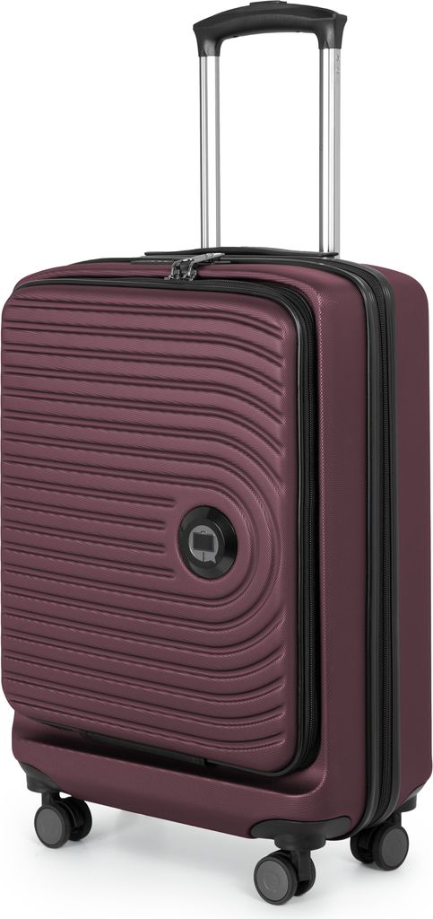 HAUPTSTADTKOFFER Mitte - Handgepäck-Koffer 55x40x20 cm Bordkoffer Laptop-Fach, Business Flugzeug-Trolley, Laptopkoffer erweiterbar, TSA ,Burgund