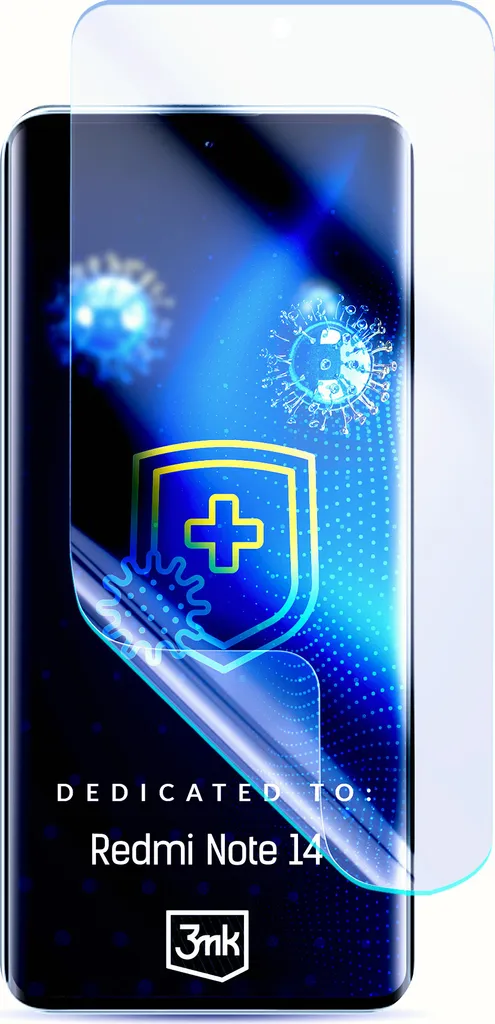 Pellicola Antimicrobica 3mk Silver Protection+ Xiaomi Redmi Note 14 5G