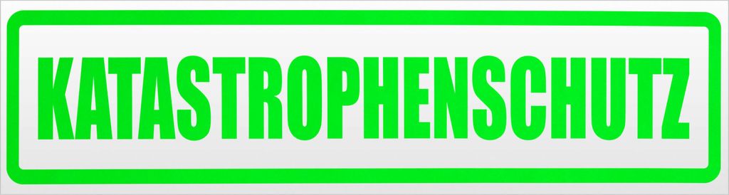 Kiwistar Nur Deppen drängeln Magnetschild Schild magnetisch - 30cm Neongrün - Magnetfolie für Auto PKW Kfz