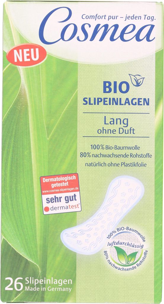 Cosmea Comfort Bio Slipeinlagen Lang ohne Duft (2 St.) Produktbild 