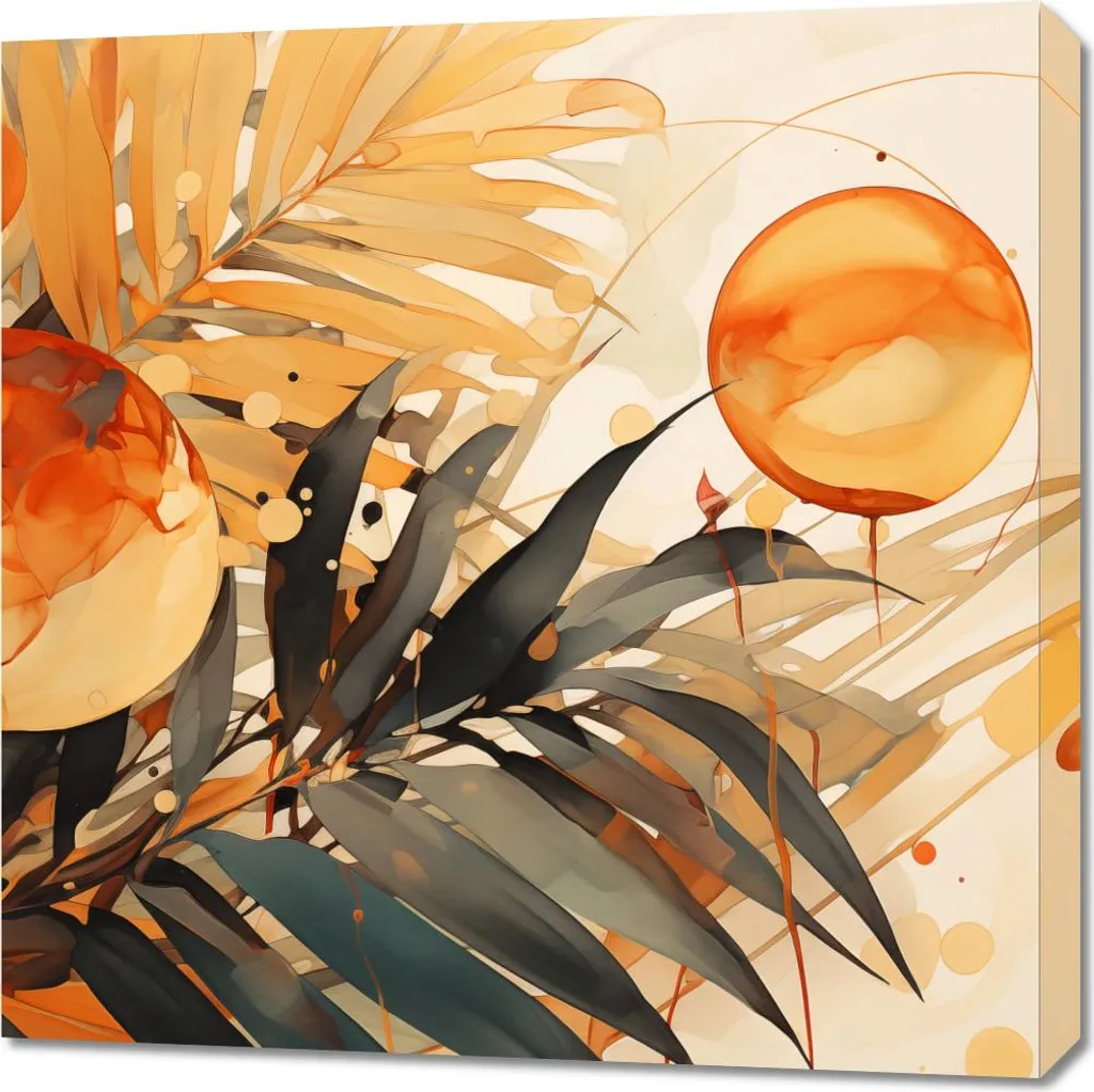 Acquista Quadro 70x70 Zefiro Solare - Stampa su Tela Telaio Legno