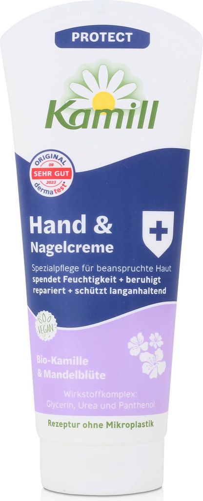 Kamill Hand & Nagelcreme Protect 100ml Bio-Kamille & Mandelblüte (1er Pack)