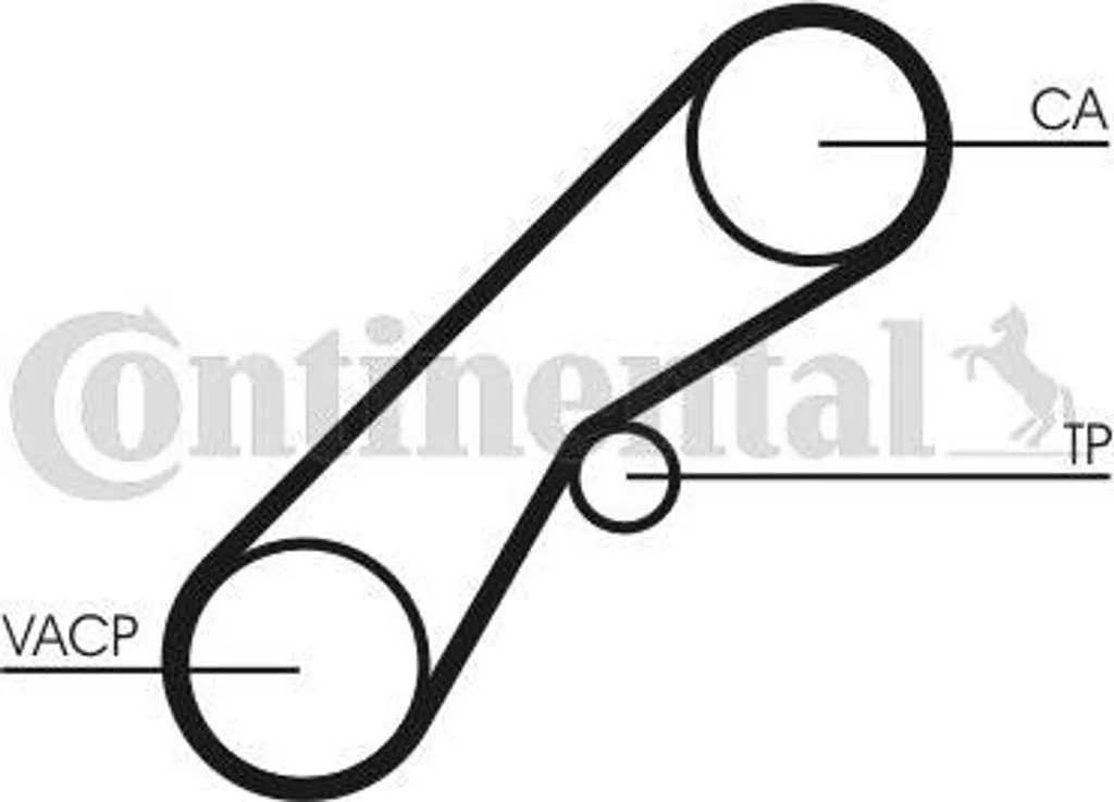 Courroie dentée CT857 Continental CTAM OE 7700860897 pour Laguna