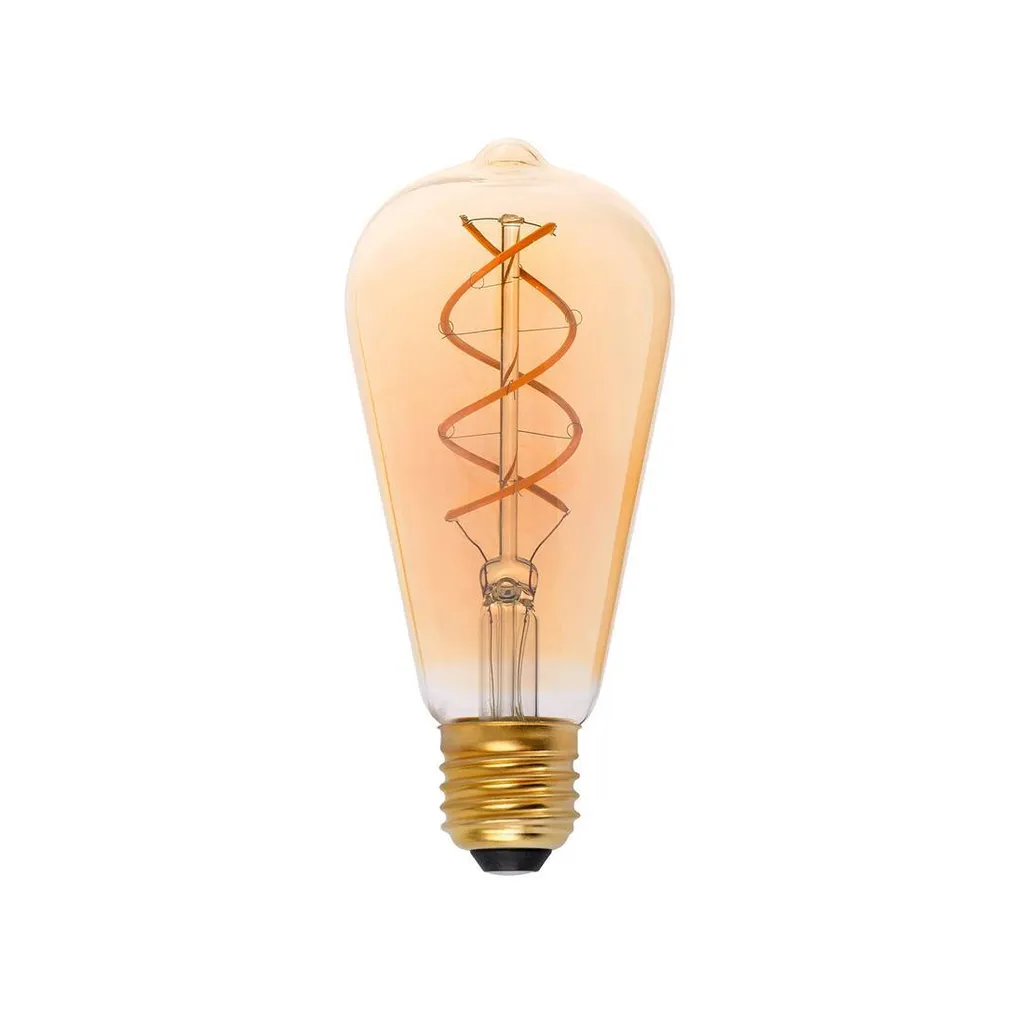 Ampoule E27 LED dimmable 5W effet filament 2000K lumière chaude 250lm