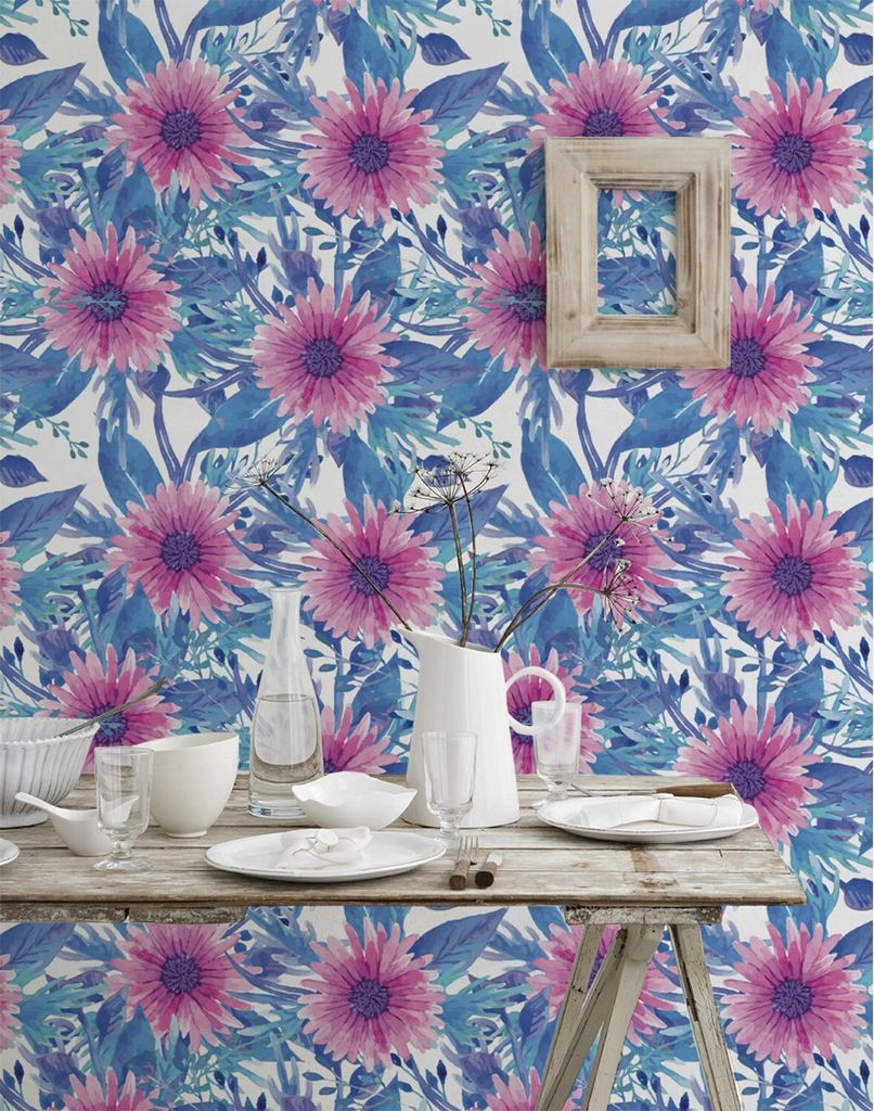 Coloray Fototapete 312x219 cm An Einer Wand Latex Latextapete - Kaltflowers.
