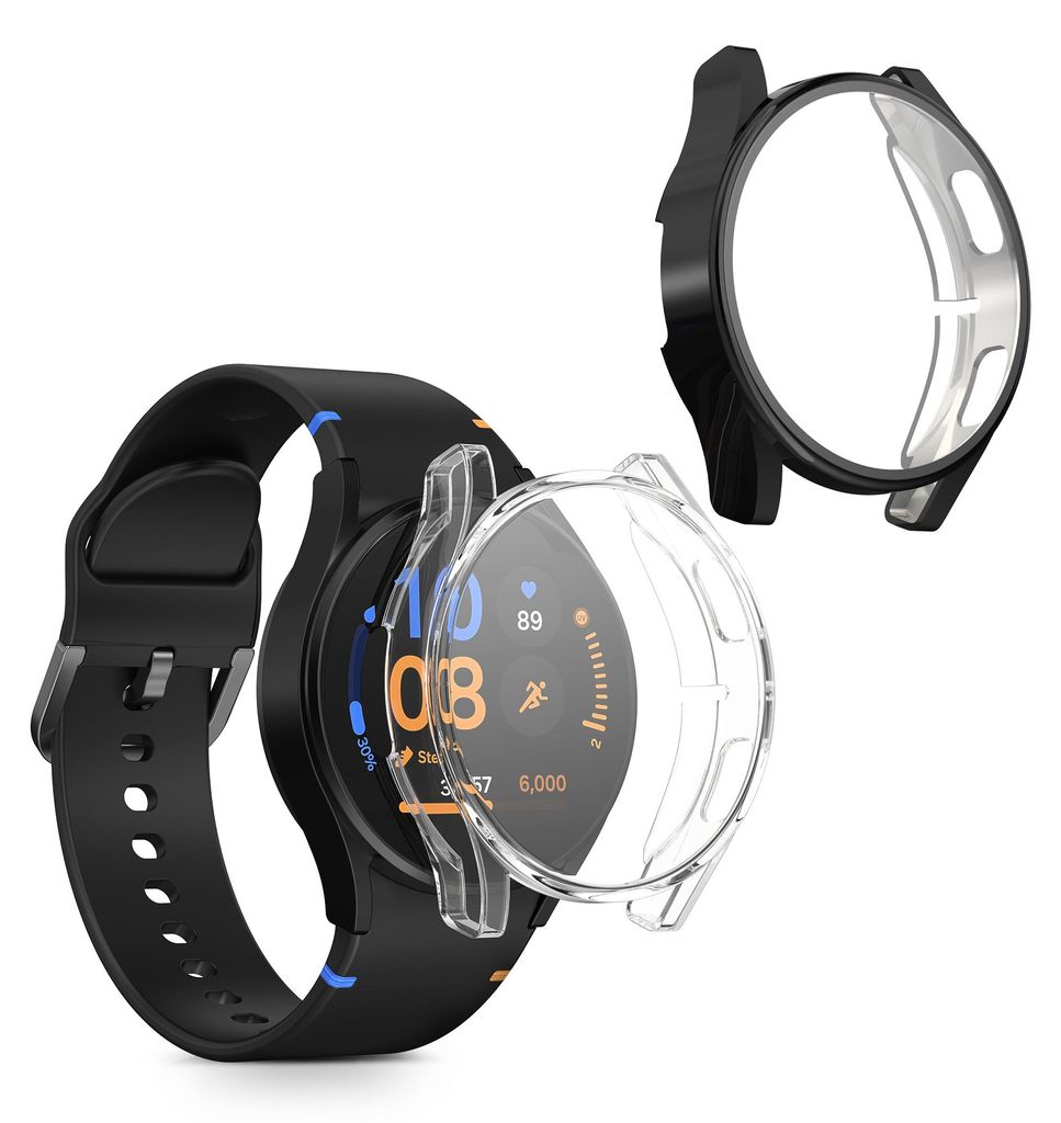 kwmobile 2x Silikon Hülle für Samsung Galaxy Watch FE 40mm Produktbild 