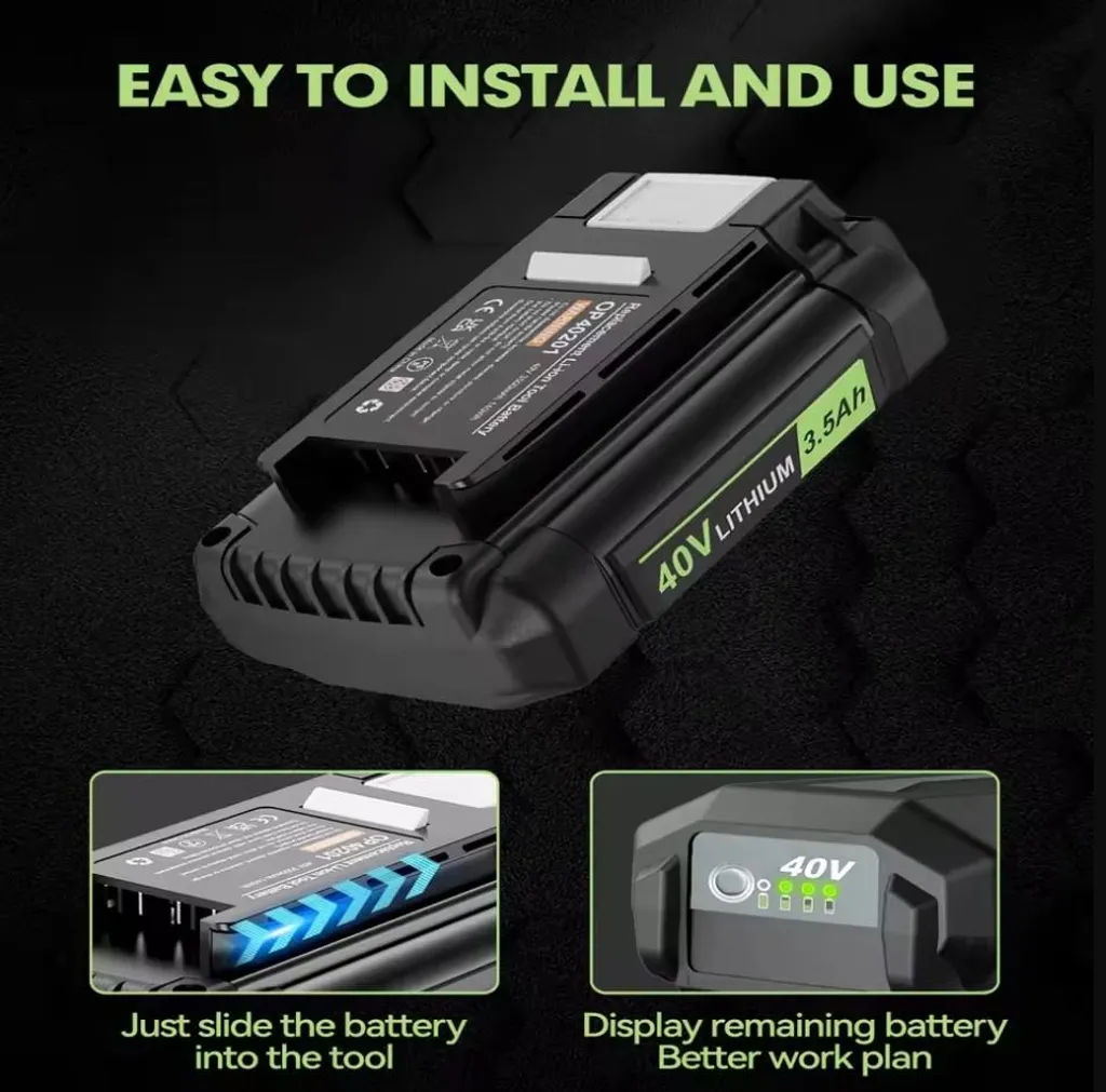 Batterie Ryobi 40V Haute Capacité 3500mAh - Performance Longue Durée