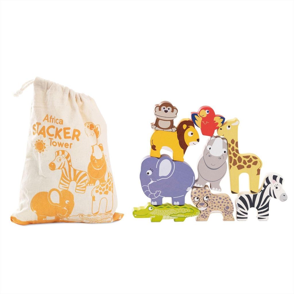 Le Toy Van LTV - Africa Stacker Tower & Bag