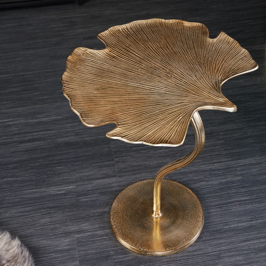 riess-ambiente Dekorativer Beistelltisch GINKGO LEAF 55cm Produktbild 