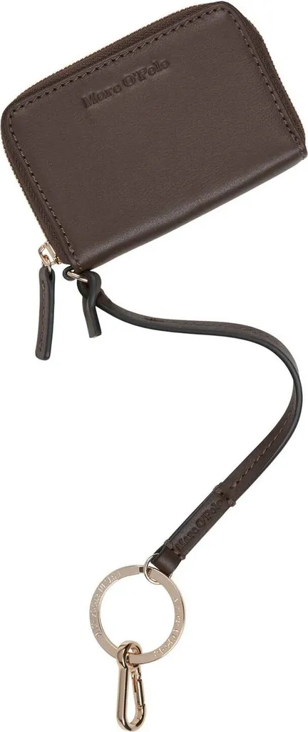 Marc O'Polo Mélissa Zip Wallet - Porte-carte compact cuir marron