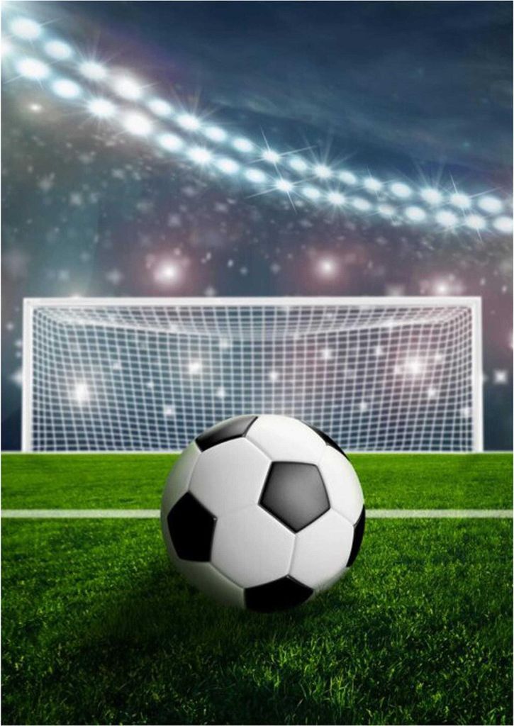 BrandMac Fußball Fleecedecke Schmusedecke Kuscheldecke 100 x 140 cm