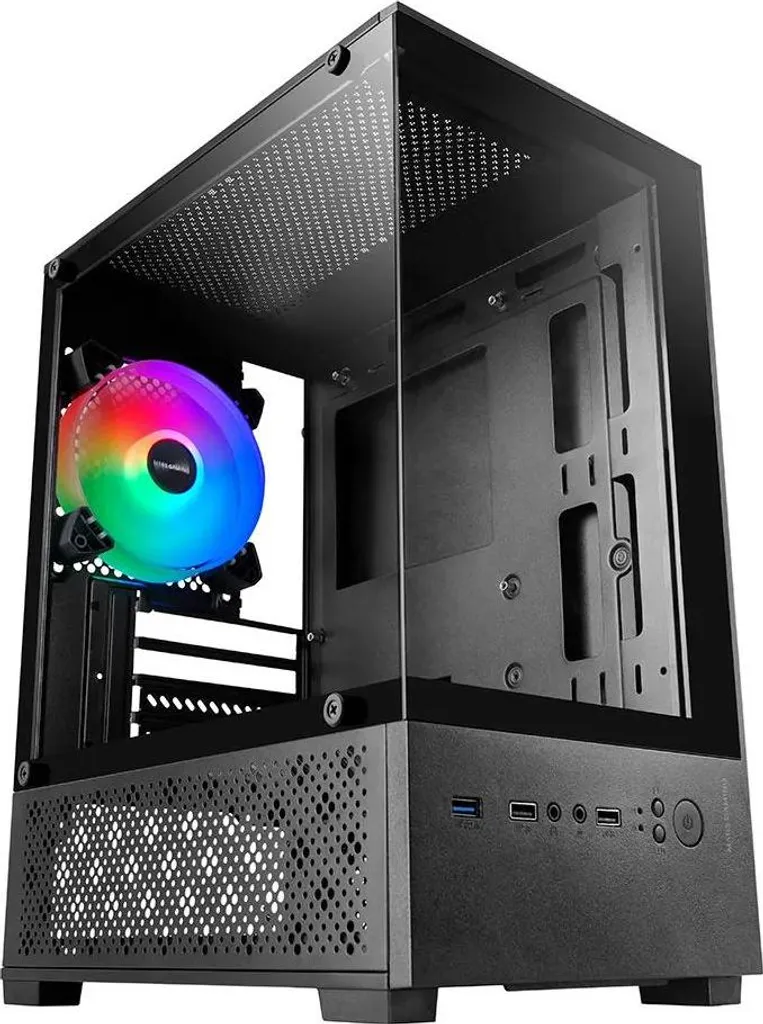 Mars Gaming MC-SE2 Case PC Mini Tower Nero Micro-ATX Liquid Ready - 2