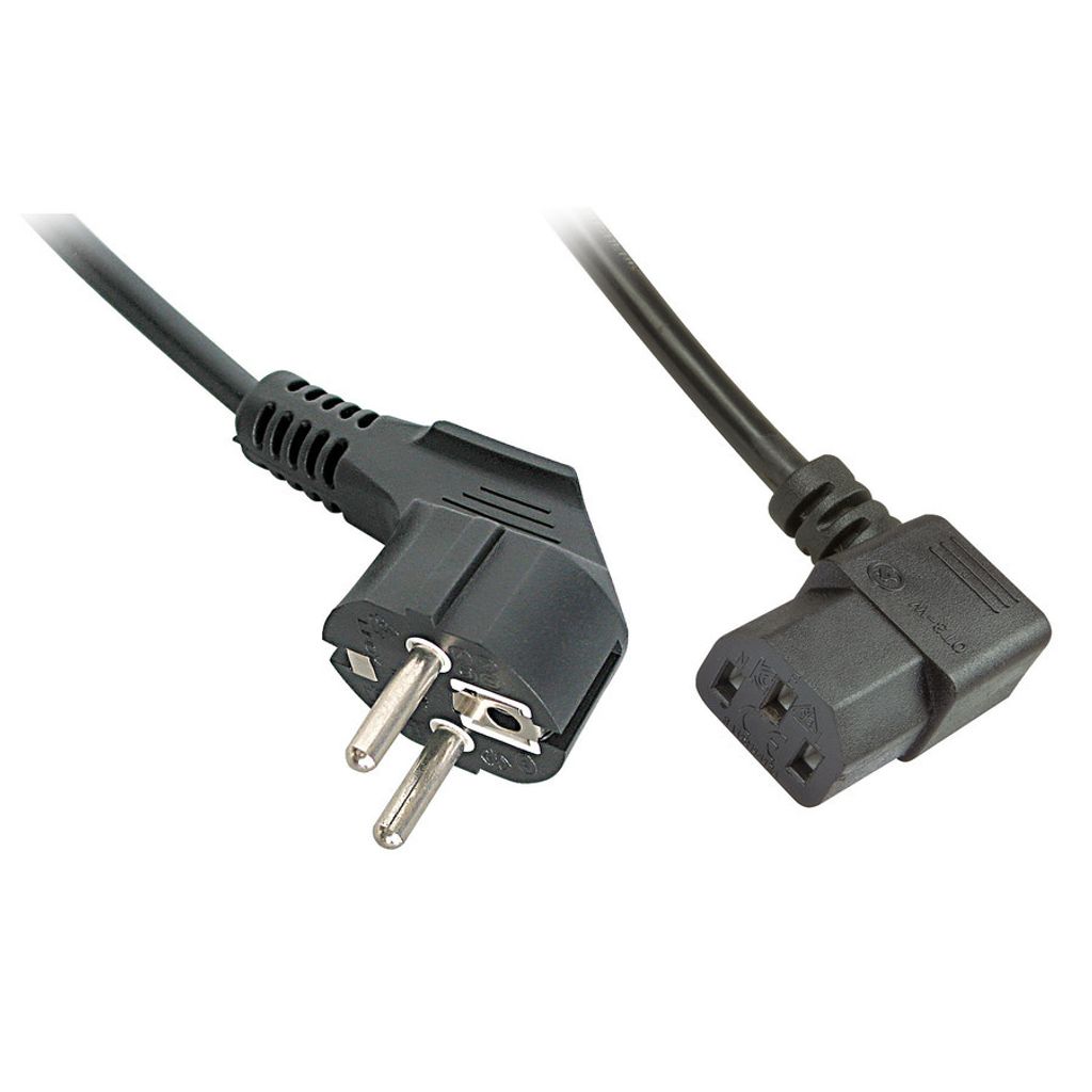 Lindy Stromkabel - CEE 7/7 (M) bis IEC 60320 C13 gewinkelt