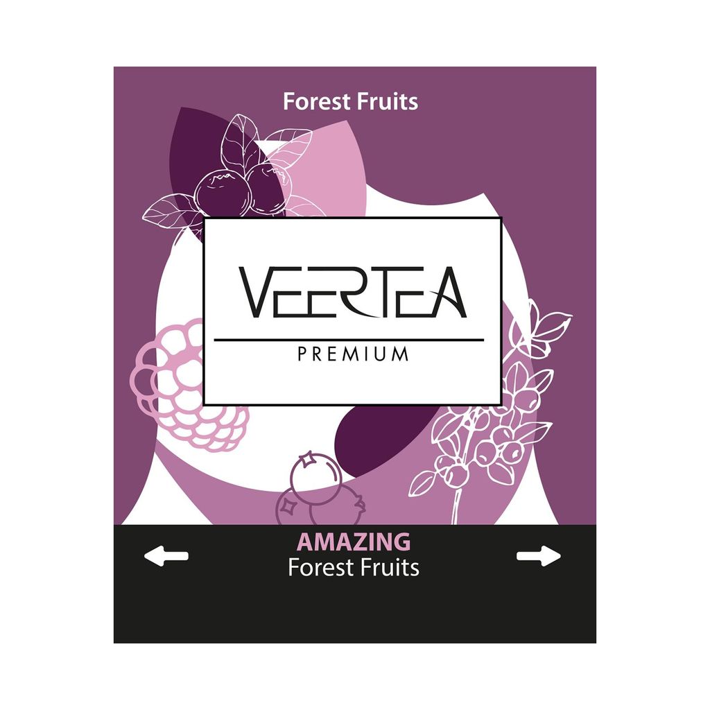 Veertea, Tee Set, Waldfrüchte Früchtetee, 500 Beutel Produktbild 