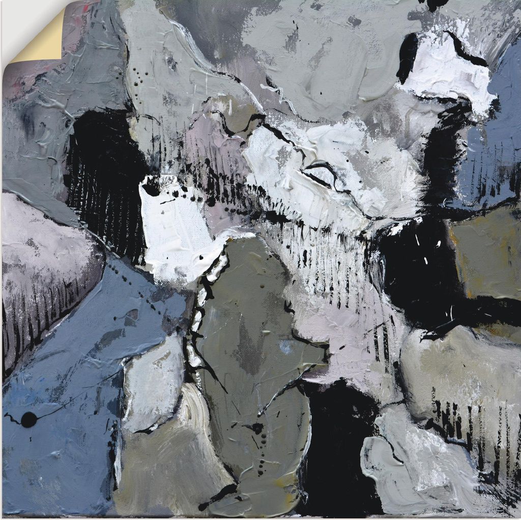 ARTland Wandbild, selbstklebend Abstrakt XII Größe: 100x100 cm