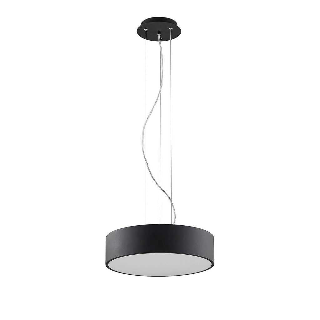 Arcchio LED-Hängelampe Noabelle, Ø 40 cm, schwarz, Metall