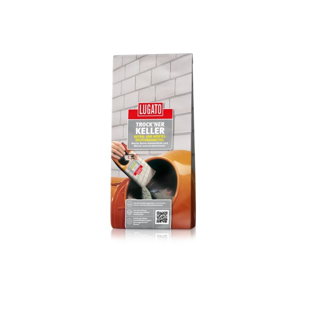 Lugato Trockner Keller Beton- und Mörteldichtungsmittel 1 Produktbild 