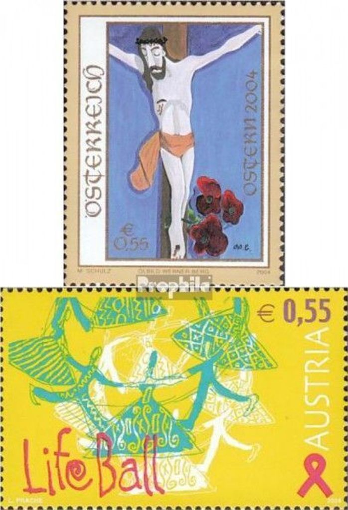 Briefmarken Österreich 2004 Mi 2470,2471 (kompl.Ausg.) gestempelt Berg