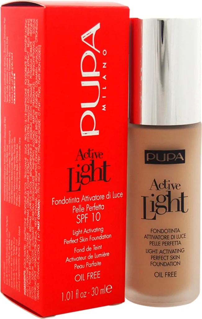 Fondotinta Pupa Active Light 030 Natural Beige - La Tua Nuova Luce