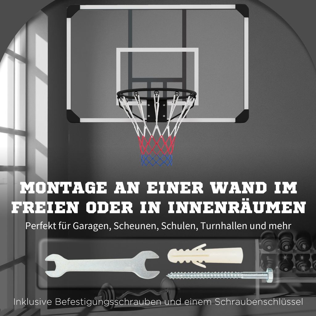 SPORTNOW Basketballkorb, Basketballbrett mit Korb, Produktbild 5