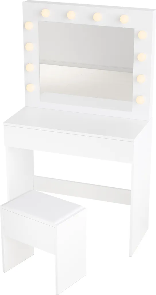 Coiffeuse avec Éclairage LED : Finis les Problèmes de Maquillage Blanc - 15