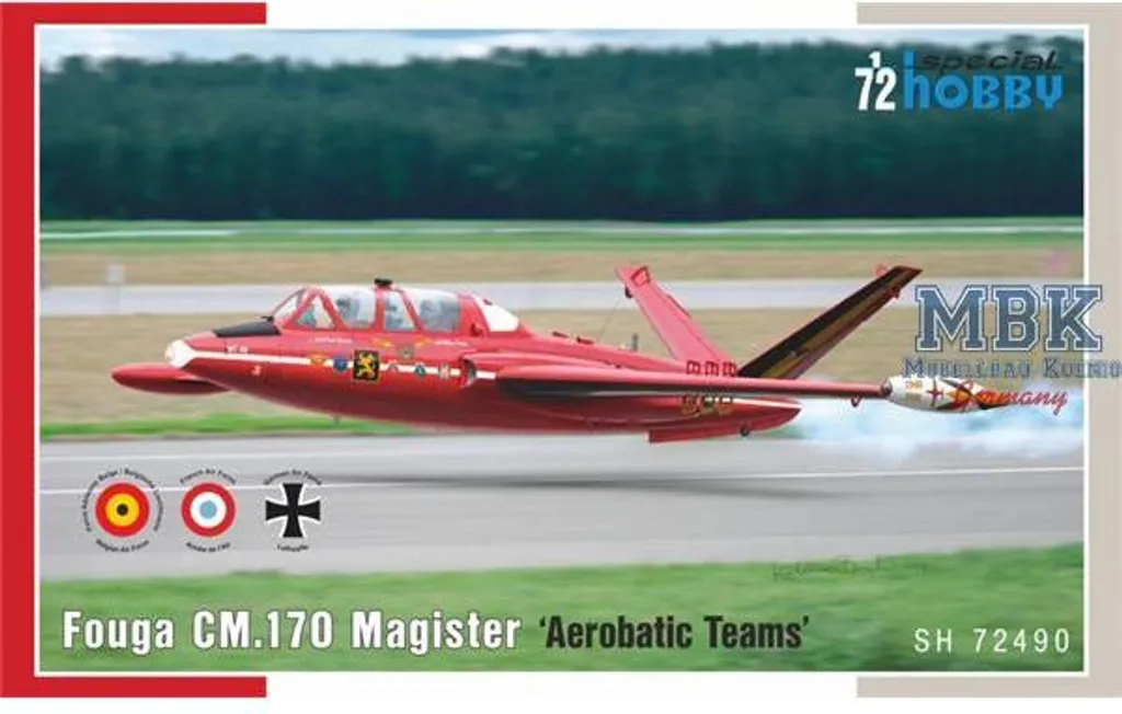 Fouga CM.170 Magister Special Hobby SH72490 avec livrées acrobatiques