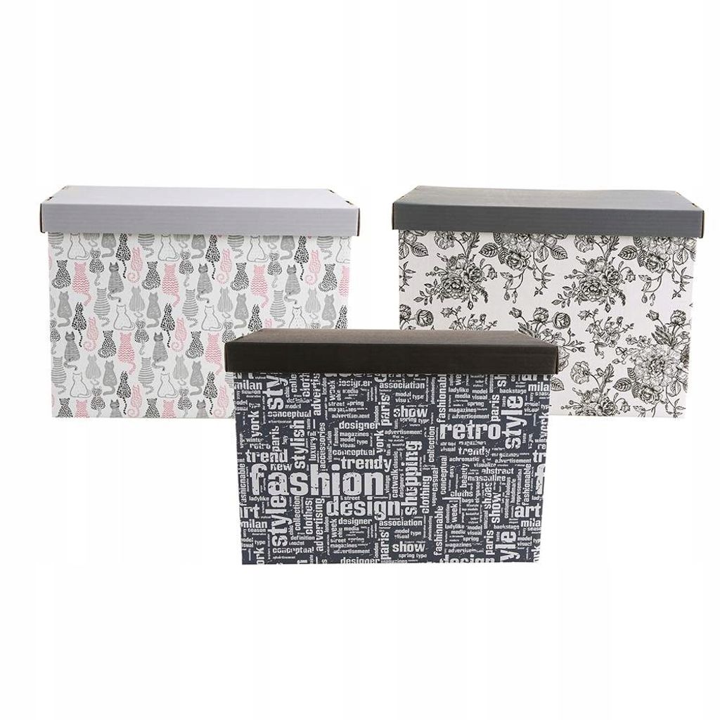 Boîte de rangement décorative EKO 47x31x32cm Image du produit 
