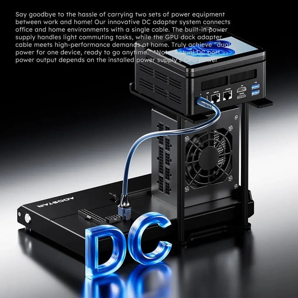 Boîtier GPU externe USB-C EG01 - Station d'accueil pour carte graphique