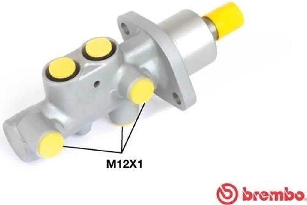 Maître-cylindre Brembo 4601P2 à haute étanchéité pour Peugeot 206