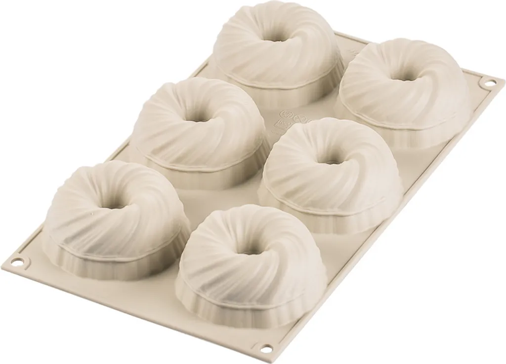 Trend Dolci 2024: Stampo Silicone Mini Intreccio Silikomart - 6 Cavità