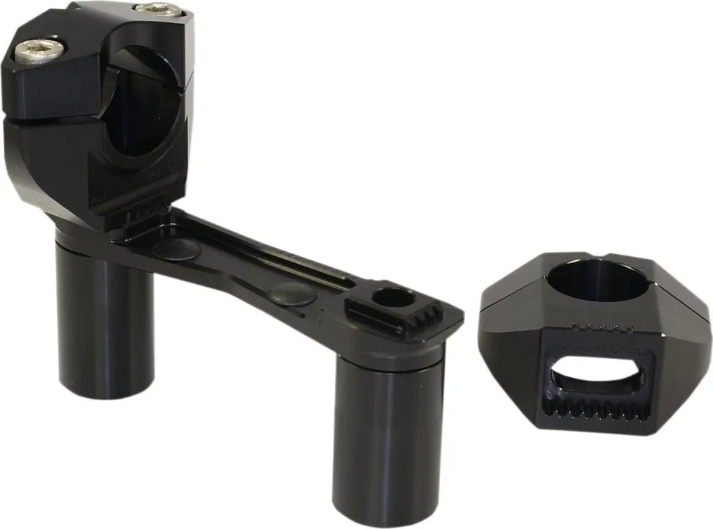 Gilles Tooling 2DGT Supports de Guidon Réglables Noir pour Ducati Moto