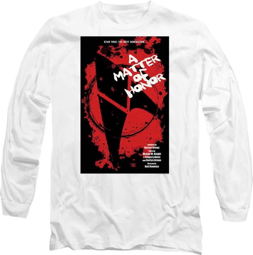 Star Trek - "The Next Generation Season 2 Episode 8" T-Shirt für Herren/Damen Uni TV9852 (M) (Weiß)
