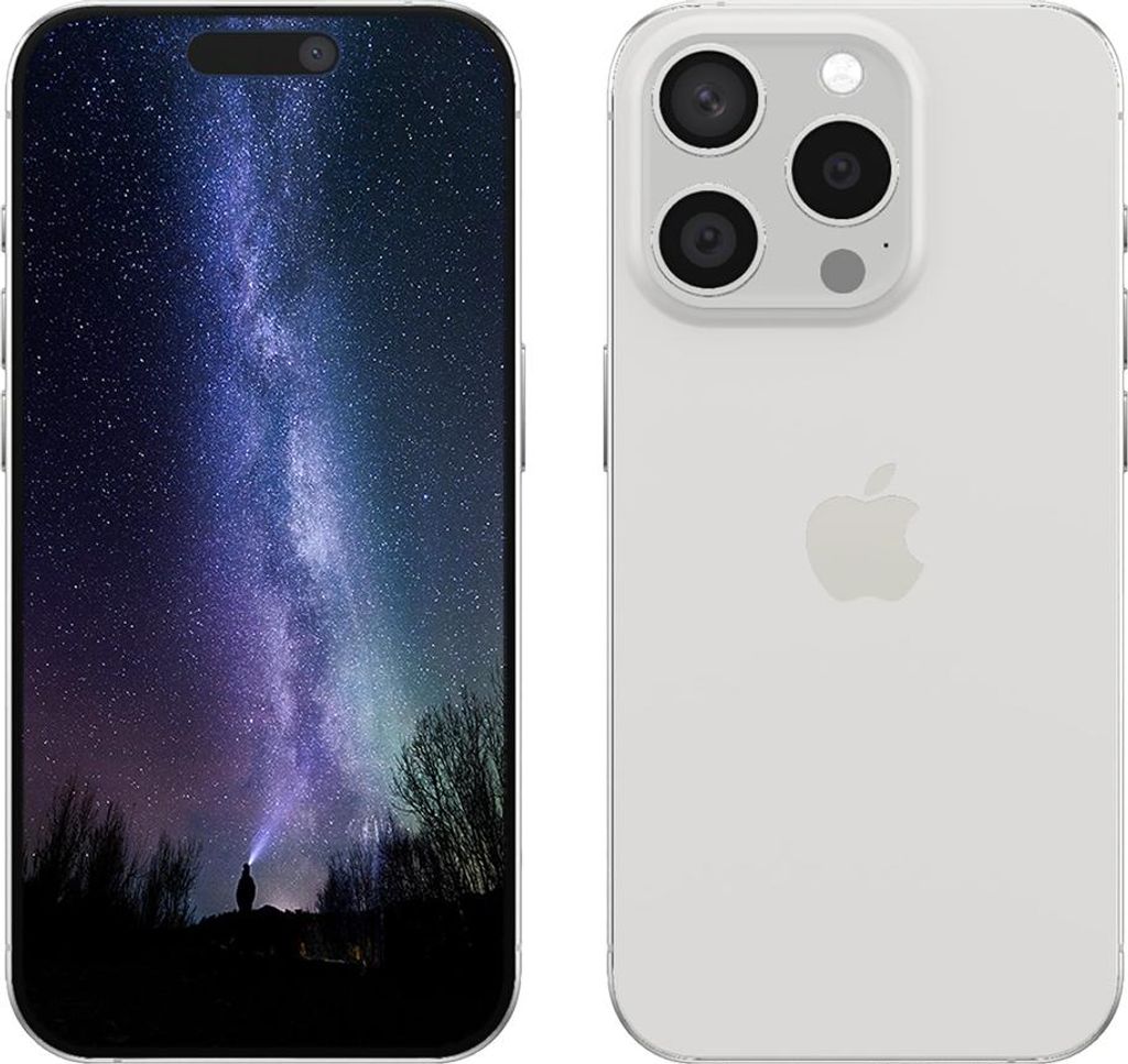 Apple iPhone 16 Pro Max 256GB Titan Weiß Produktbild 