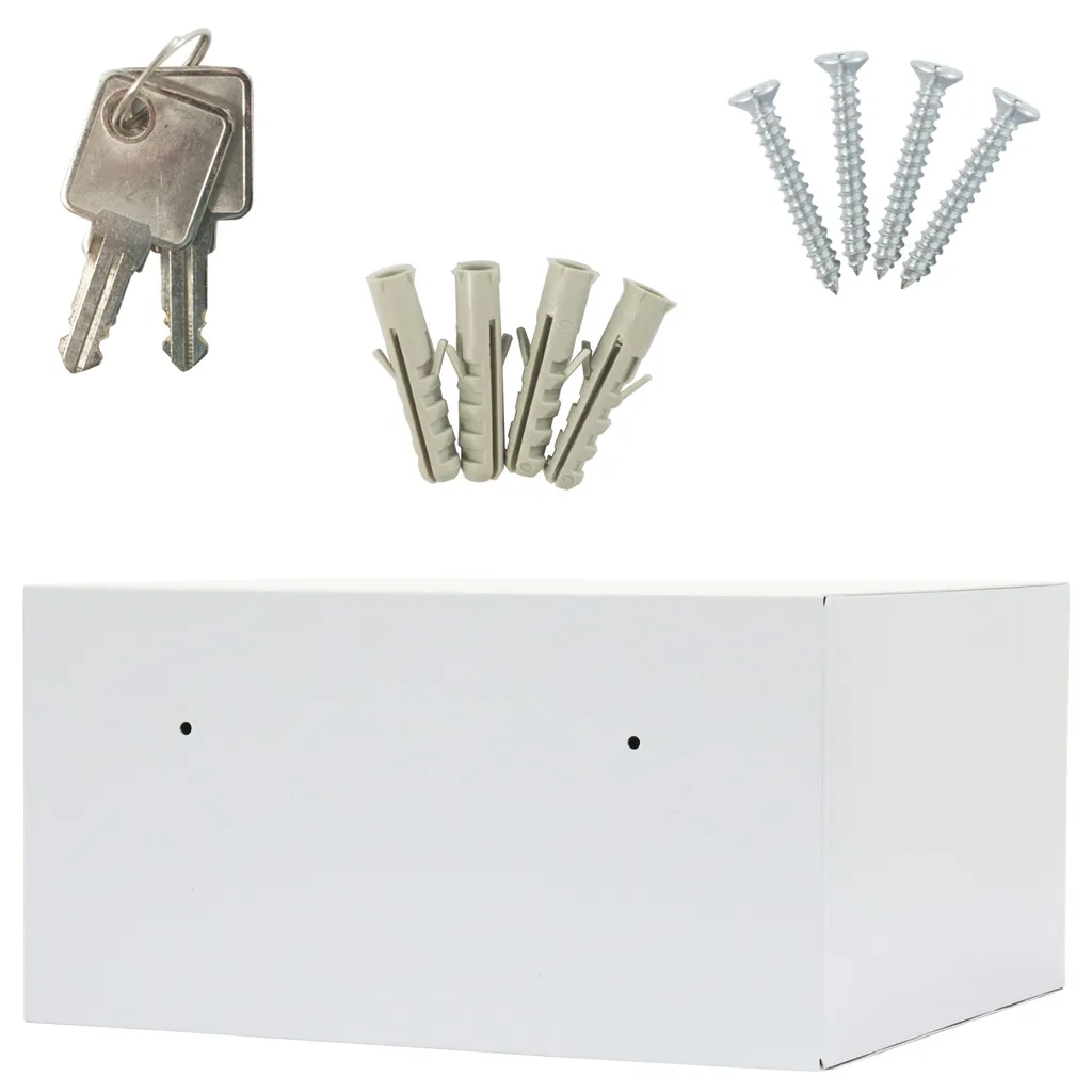 Coffret de sécurité pour documents et bijoux Home Case 4 gris clair
