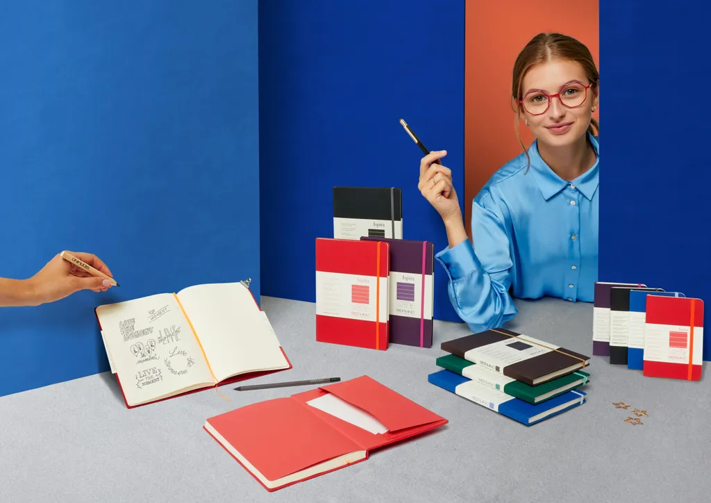 Fabriano Ispira Carnet de Notes A5 Vert - Papier Éco-Responsable Glacé