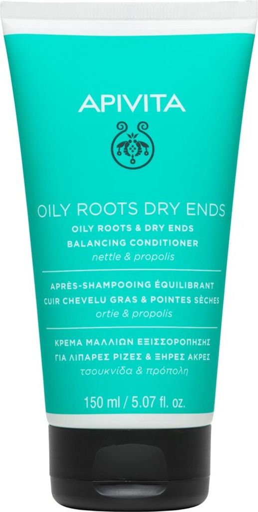 homehot APIVITA| BALANCING CONDITIONER für fettige Wurzeln & trockene Spitzen | mit NETTLE & PROPOLIS