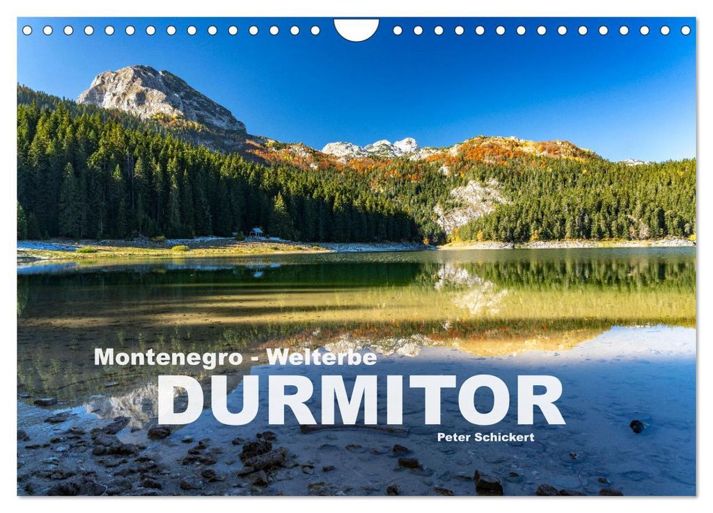 Monte - Welterbe Durmitor (Wandkalender 2027 DIN A4 quer), CALVENDO Monatskalender