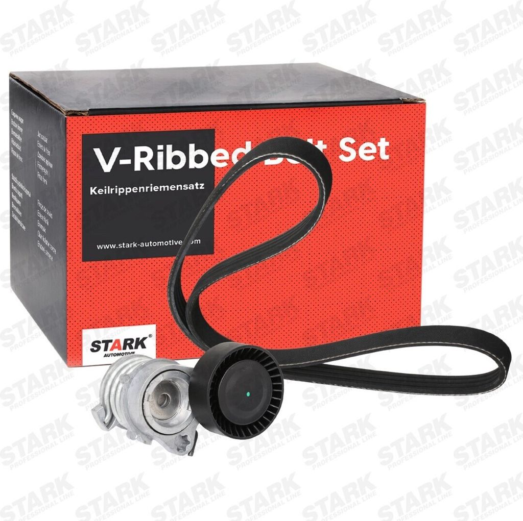 STARK SKRBS-1200787 - OE 11 28 2 250 245 Keilrippenriemensatz für 3er (E46), 5er (E39), X3 (E83), X5 (E53), Z4 (E85)